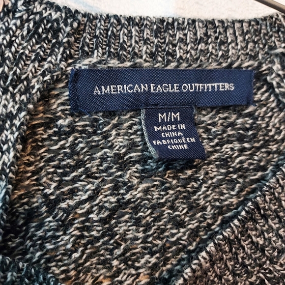 American Eagle Outfitters Women Gray Pullover Sweater M - Picture 4 of 5
